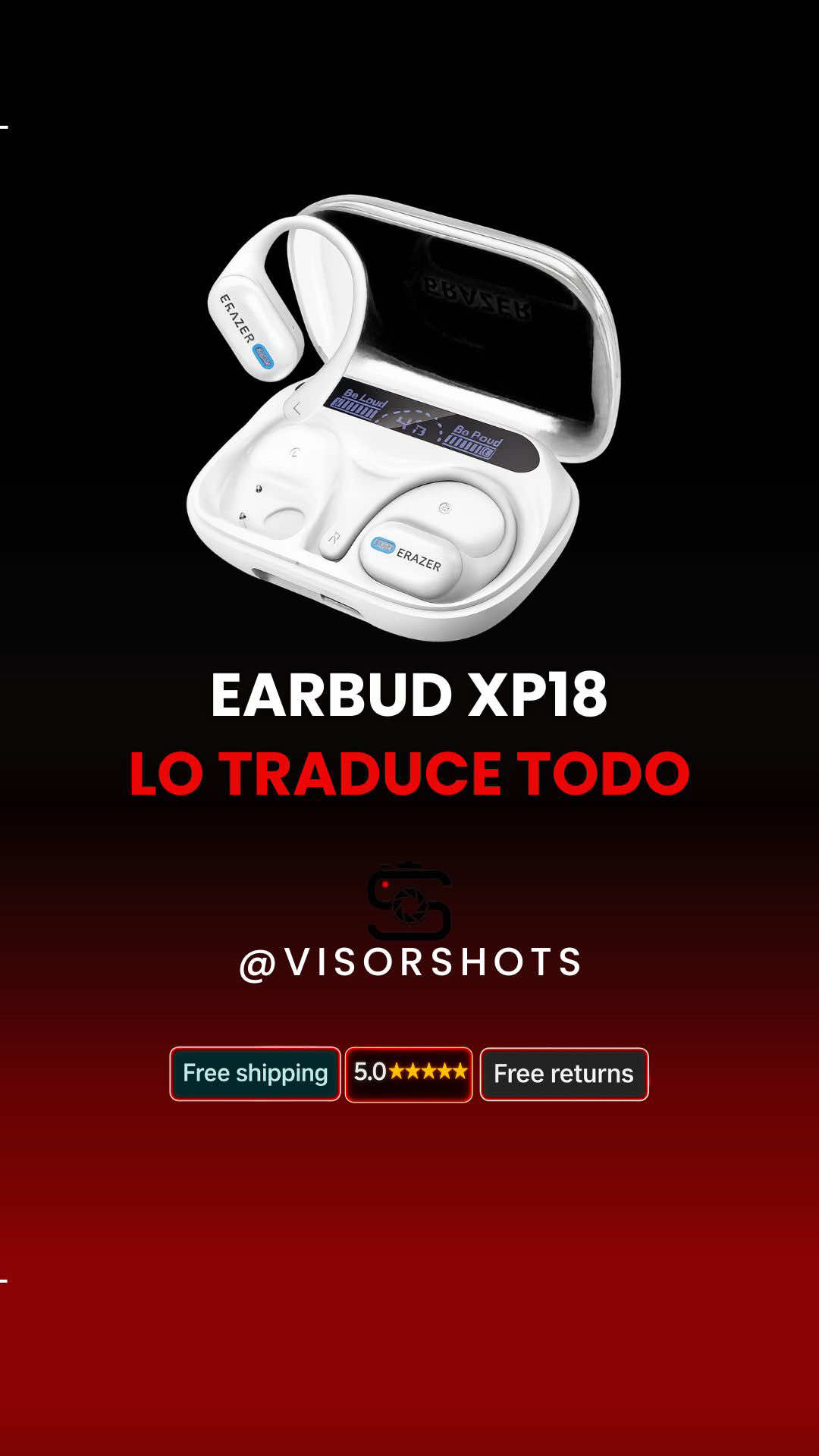 🎧✨ Audífonos que traducen en tiempo real y lo tienen TODO ✔️ Traducción automática en cualquier idioma 🌍 ✔️ Batería para todo el día + funciona como Power Bank 🔋 ✔️ Súper cómodos, ligeros y resistentes al agua ☔ ✔️ Sonido de alta calidad y compatibles con Android & iOS 📱 ✔️ Atiende llamadas fácilmente con un solo toque 📞 🔥 Aprovecha el súper descuento antes de que se agoten. 🛒 Haz clic en el carrito de compra naranja aquí abajo y consigue los tuyos hoy mismo 👇 #tiktokshopsquadup #dealsforyourdays #TikTokMadeMeBuyIt #traduccioninstantanea #audifonosbluetooth
