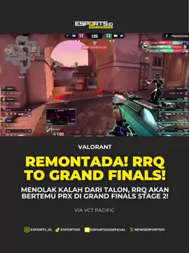 GG RRQ, TO VCT PACIFIC STAGE 2 GRAND FINALS 🔥 #esportsid #esports #Valorant #vctpacific #teamrrq 