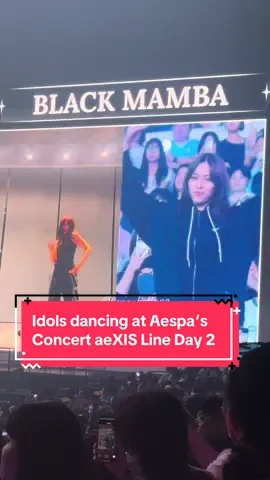 Idols dancing at aespa‘s concert! day 2❤️  2025 aespa LIVE TOUR - SYNK : aeXIS LINE 250830 Seoul, KSPO Dome #aespa #alldayproject #에스파 #SYNK_aeXISLINE #aespa_SYNK_aeXISLINE @SMTOWN @aespa official @ITZY 