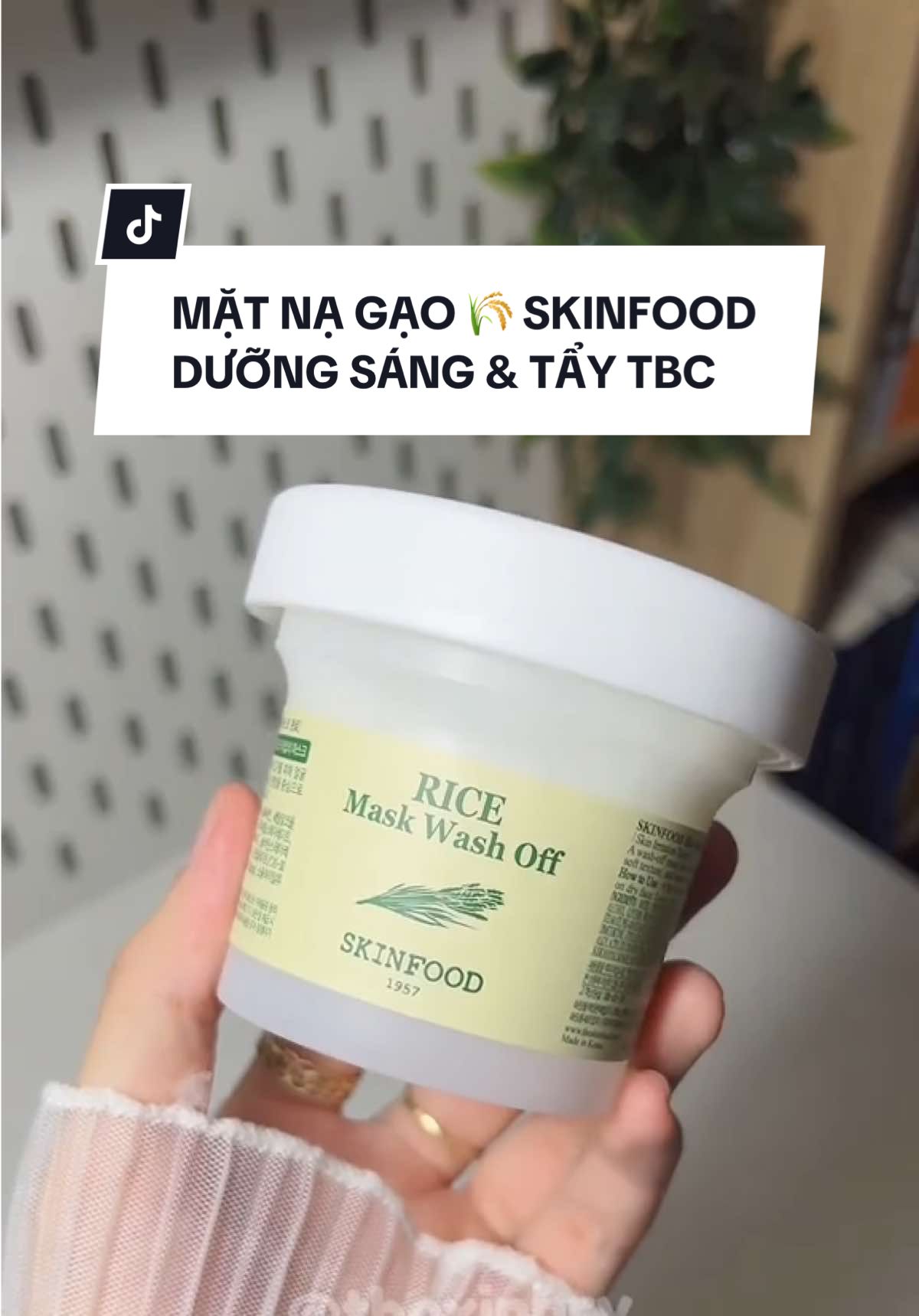 Cực thích em mask gạo này của nhà @skinfood_global 😘🫶🏻  #skinfoodVN #goclamdep #sunstick #summerskincare #glow 
