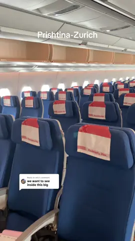Replying to @erly Economy class, Economy Max & Business Class on the Edelweiss A350. #aviationlovers #aviation #airbus #kosovo #switzerland 