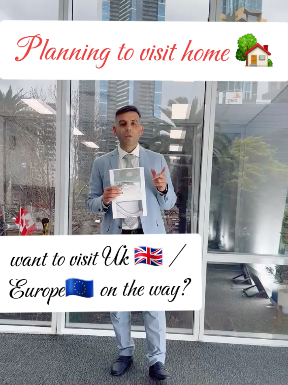 Why Head Home First? 🌏✈️  Explore Europe or the UK before visiting your home country! 🌈 Make the most of your break and experience new cultures. 🌟 Need help with your UK or Europe visa? We're here to guide you every step of the way! 📞 Contact us to start planning your European adventure! 🌍 🔸 MELBOURNE (Australia) 📩 Email:info@WorldClassConsultants.com.au ☎️ Phone: +61 458 655 695 🏤 Address: Suite 102, Level 1, 365 Lt Collins St, Melbourne, Vic 3000. 🔸 MANDI BAHAUDDIN  Email: Contact@WorldClassConsultants.com.au Phone: +92 341 6603266 +92 343 2007826 +92 546 515 966 Address: Ground Floor, Punjab Center, Al Saboor Plaza, Opposite Punjab Computer College, near Cheema Chowk, Phalia Road, Mandi Bahauddin    🔸SWAT Email:swat@WorldClassConsultants.com.au Phone: +92 330 079 4946 Address: Opposite Peace College, Main Road Kanju Township, Swat, KPK. #foryou #fyp                                                                                                                                   #TravelEurope #UKTravel #VisaHelp