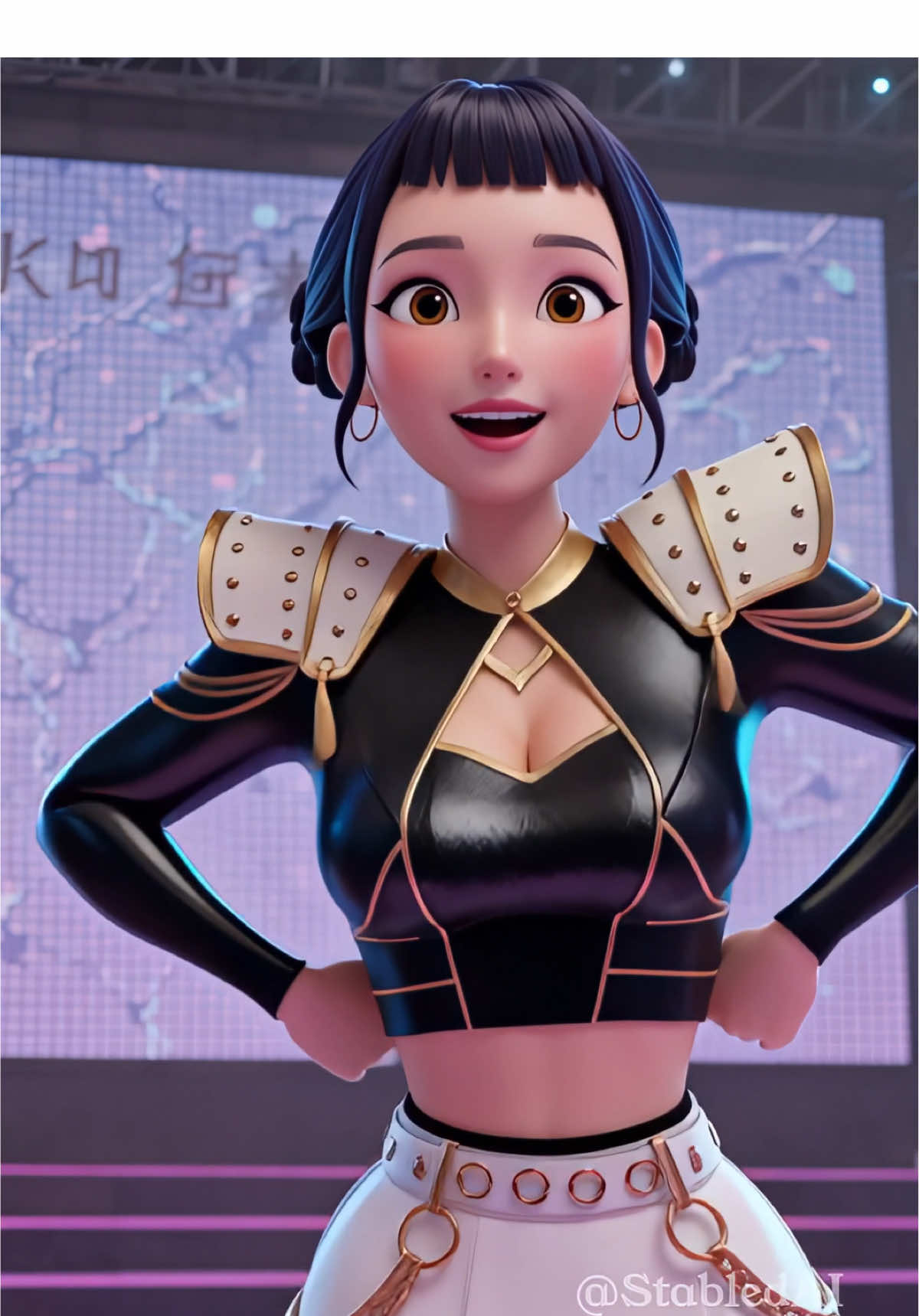 Zoey - Kpop Demon Hunters  #zoey #kpopdemonhunters #anime #dance #trend 