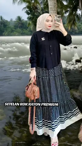 SETELAN ROK BELVINA RAYON PREMIUM #setelanwanita #setelan #setrok #OOTD #outfit 