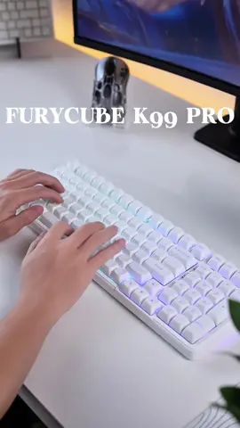 Phím cơ không dây fullsize ngon trong tầm giá 1tr Furycube K99 Pro #keyboard #banphim #ducksetup #furycubek99pro 