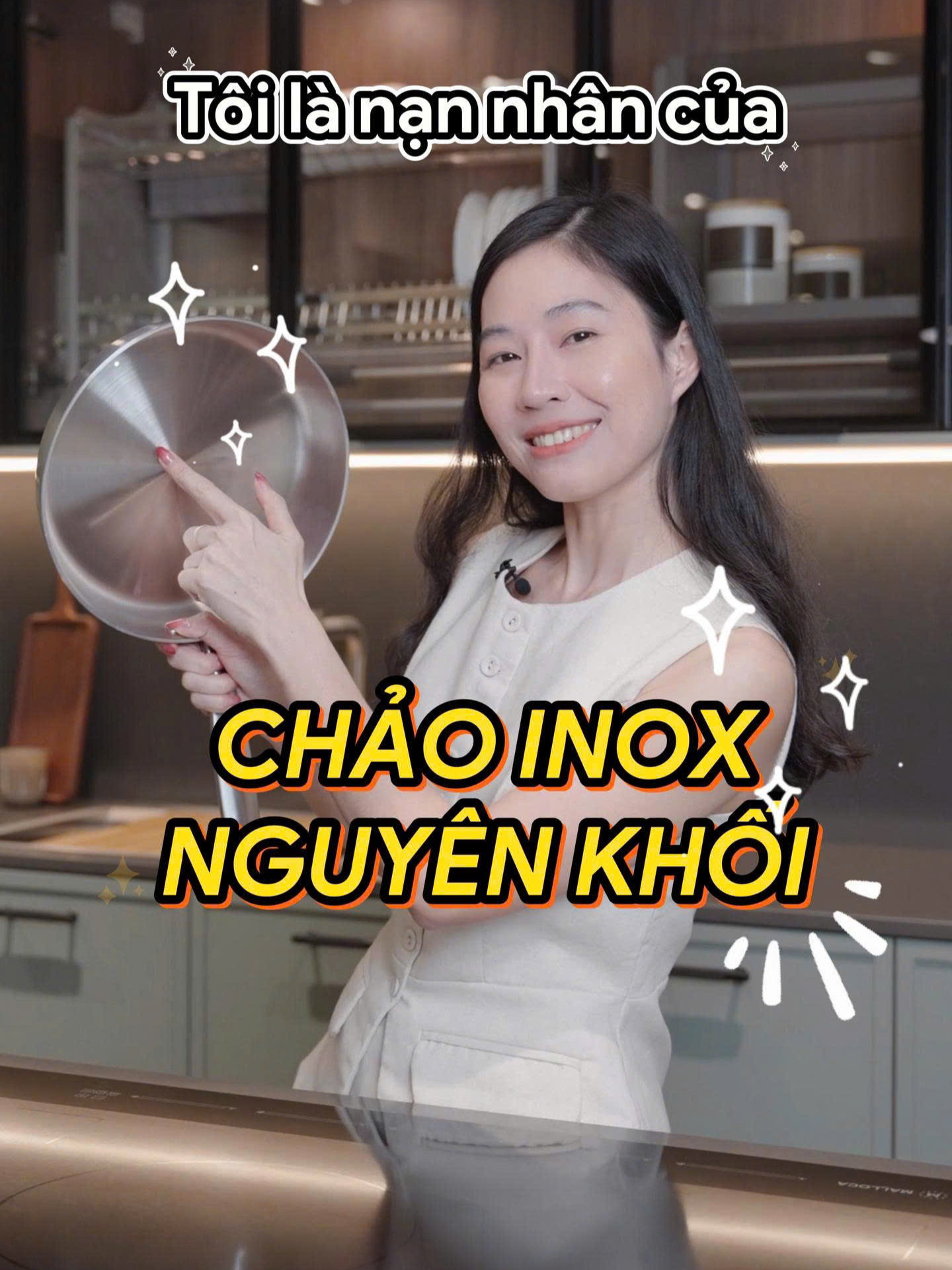 Tôi là nạn nhân của chảo inox nguyên khối..... #malloca #kitchendesign #kitchen #yeubepnghiennha #thietbibep #noithatbep #xuhuong #chaoinox