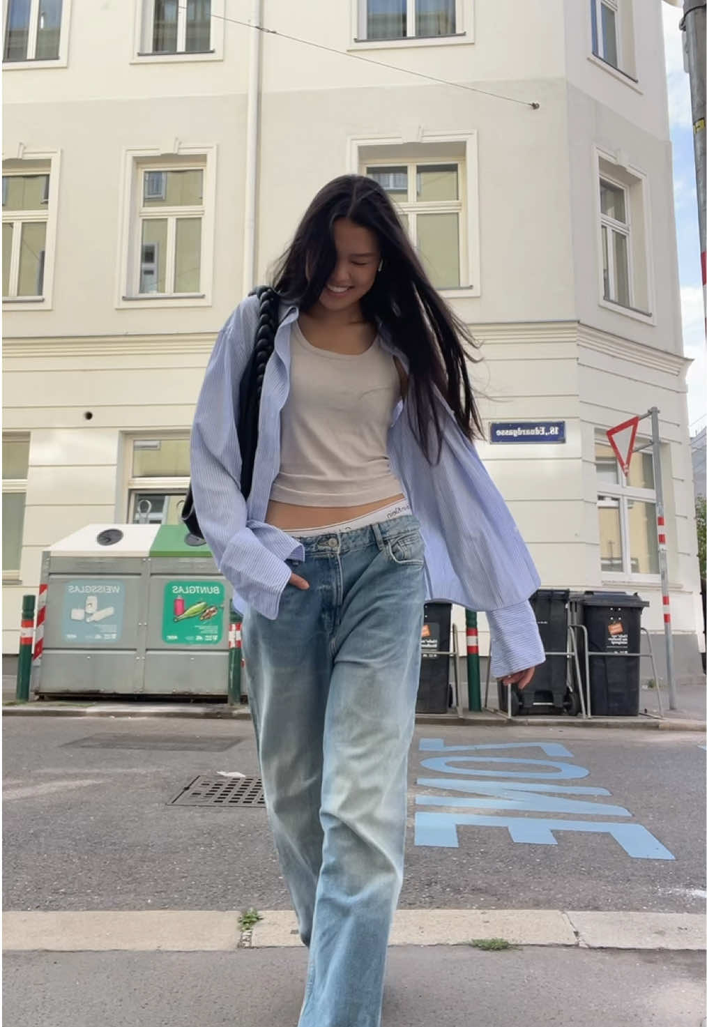 учусь снимать на людях #OOTD #fitcheck #ootdinspo #fyp 