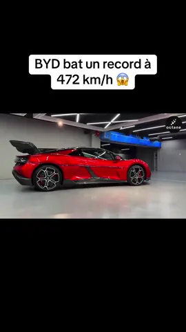 ⚡ Record mondial BYD : la Yangwang U9 Track Edition pulvérise le record de vitesse pour une voiture électrique avec 472,41 km/h ! Plus rapide que la Rimac Nevera et proche de la Bugatti Chiron. Avec 3 000 ch, 4 moteurs et une plateforme 1 200 V, BYD frappe un grand coup sur le sol allemand.  #voitureelectrique #byd #automobile #actu #info                        