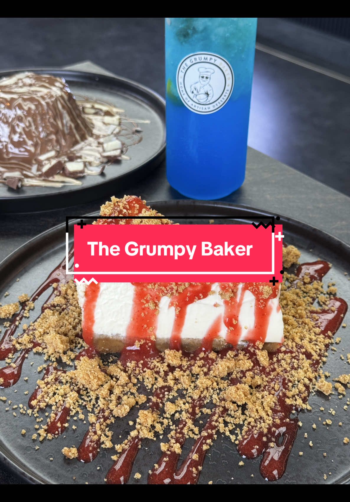 Bolton just got sweeter – @TheGrumpyBakerOfficial has landed and it’s bringing serious dessert game 🍫🔥 From the indulgent Kinder 2.0 and gooey Chocolate Kinder Molten Cake to the brand-new Queen of Hearts Cheesecake with fresh strawberry coulis, it’s heaven for sweet tooths. Wash it all down with the refreshing Sonic Boom and thank us later 📍 3, 272, 278 Wigan Rd, Bolton, BL3 5QT #bolton #cheesecake #thegrumpybaker #food #eatinmcr 