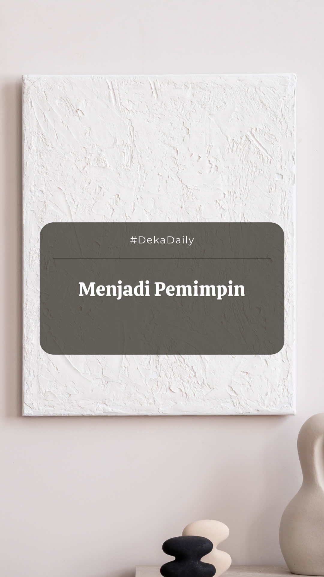 Menjadi Pemimpin
