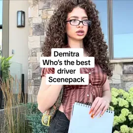 Demitra who’s the best driver scenepack #Kalogerasisters #scenepack #fyp #viral #foryoupage @Eliana Kalogeras @Noah Risling @sundaykalogeras @demitrakalogeras @patrishakalogeras 