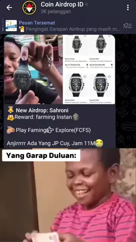 Garapan Airdrop Viral, Sahroni😭. Pada banyak Yg JP instan nih🤧, Dari User Untuk User kah?🗿 #airdrop #sahroni #dpr #viral 