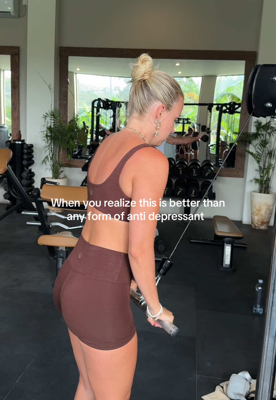 Endorphins post workout go CRAZYYYY #MentalHealth #SelfCare #workoutmotivation #gymmotivation #uluwatu #uluwatubali #SelfImprovement #healthandwellness 