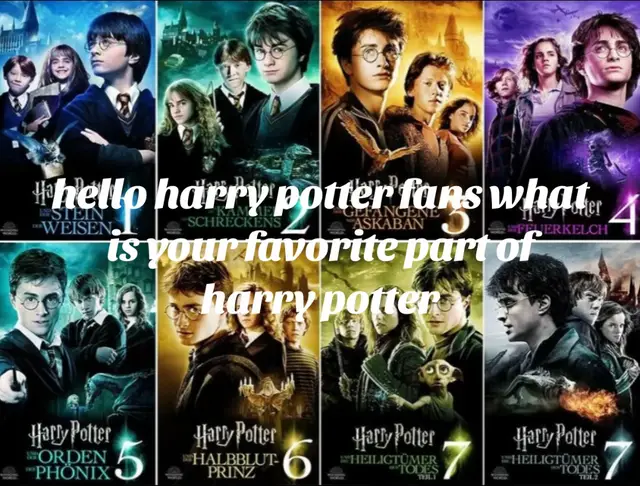 hello harry potter fans what is your favorite part of harry potter write in the comments#harrypotter 