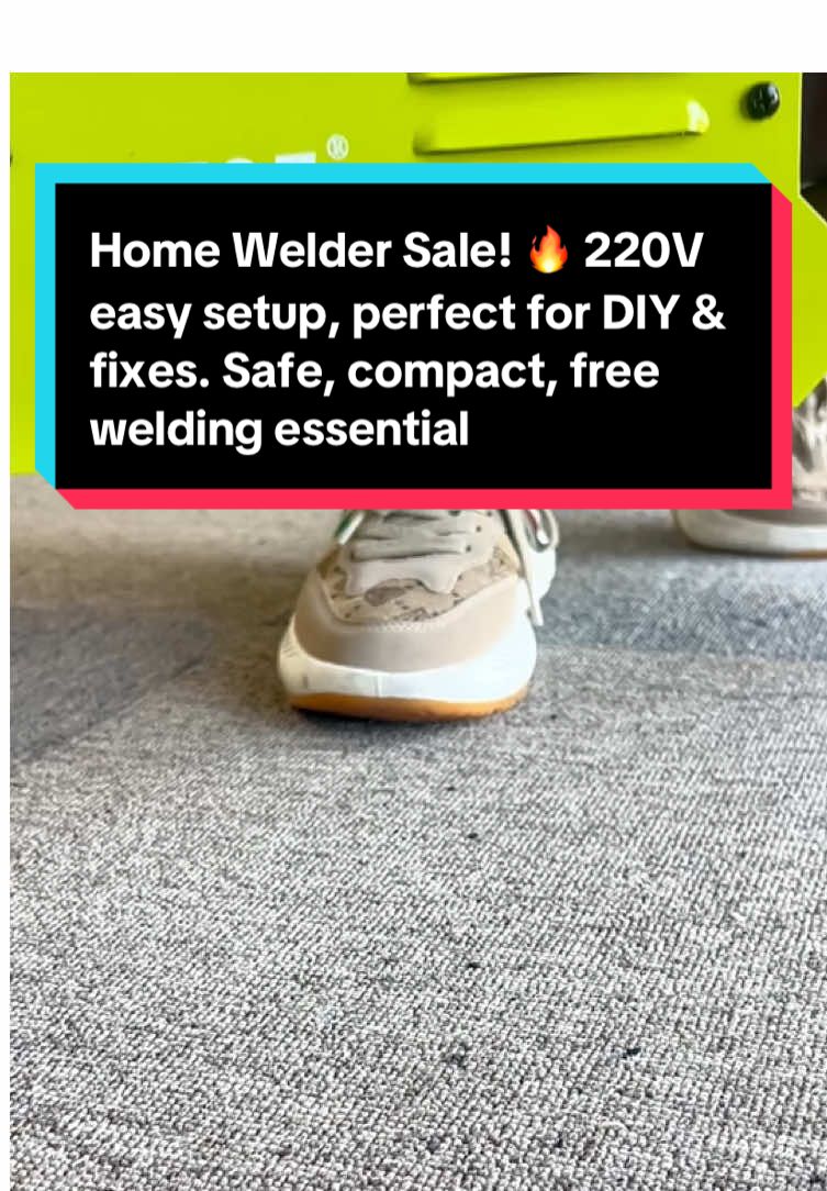 Home Welder Sale! 🔥 220V easy setup, perfect for DIY & fixes. Safe, compact, free welding essentials! ✨#tool #fyp #tiktok #tiktokshopping #DIY #homewelder #welder #220vwelder