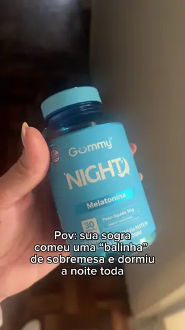 Ahahahaha eu chorei de dar risada nessa… Comeu uma “balinha” e ficou assim… #melatonina #gummynight #dormir #dormirmelhor 
