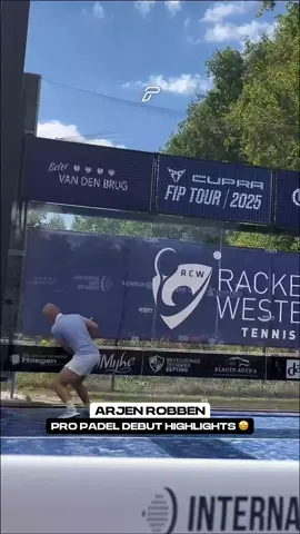 ARJEN ROBBEN PRO PADEL DEBUT HIGHLIGHTS 🤩 #padel