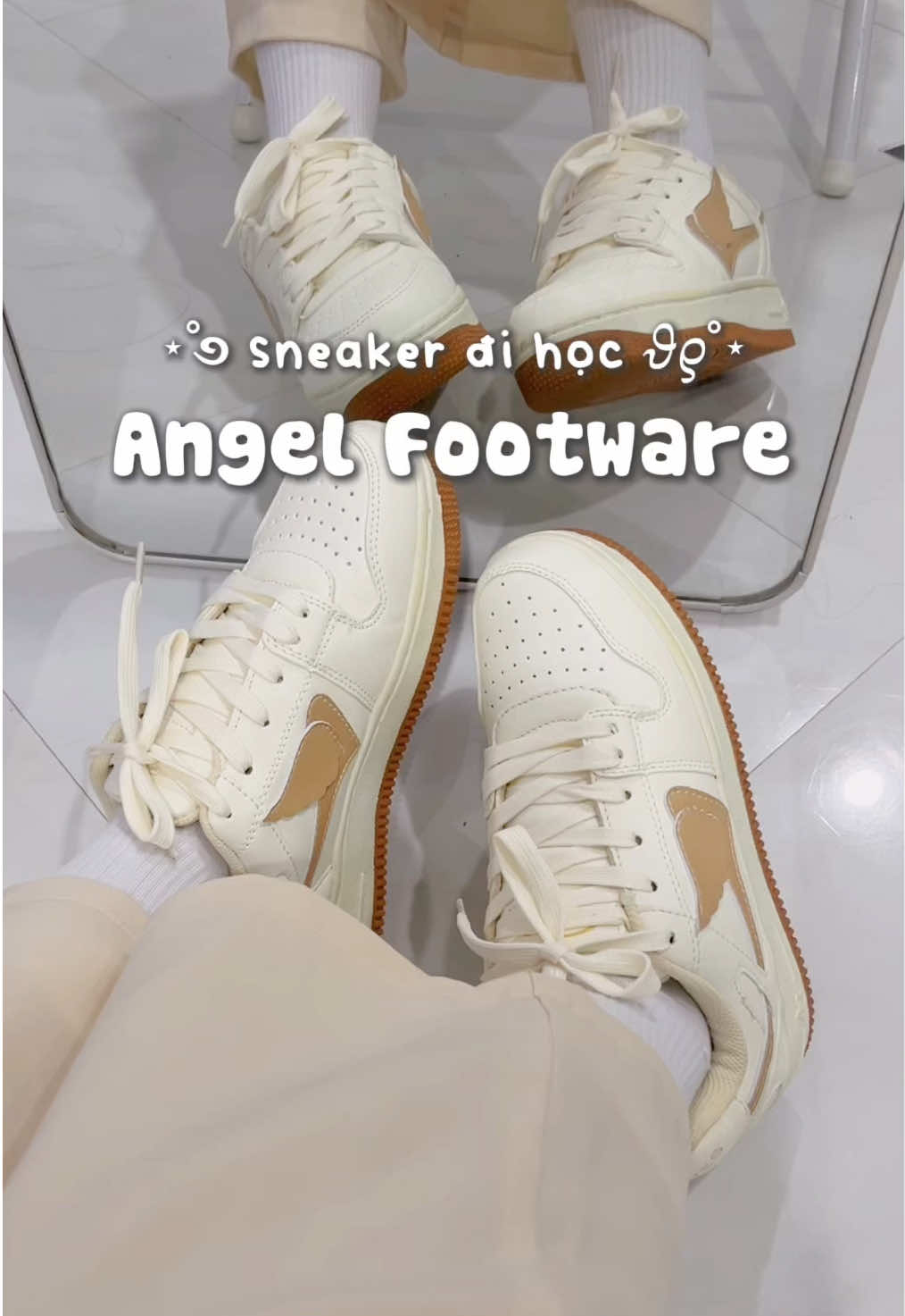 sneaker xinh xỉu lun í ✨ #angelfootwear #sneaker #giaythethao #giaythethaonu #unboxcunganna 
