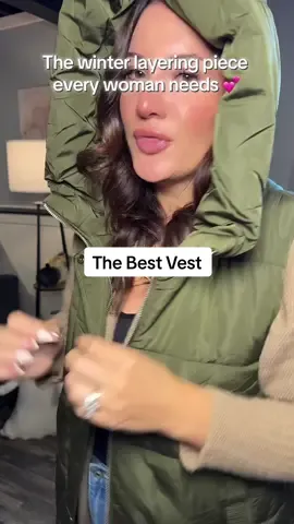 Stay warm without sacrificing style in this women’s long puffer vest, the perfect layering piece for cold weather. Designed for comfort and versatility, this quilted vest adds chic warmth to any outfit, making it a must-have staple for your fall and winter wardrobe. #tiktokshoplabordaysale 	1.	#PufferVest 	2.	#ColdWeatherStyle 	3.	#LayeringOutfits 	4.	#WinterWardrobe 