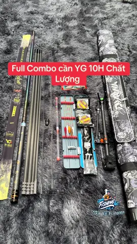 Full Combo Cần Câu Tay YG X5000 10H Chất Lượng #docaufishing247vietnam #combocanygx500010#yg10h#caudai #sanhangtramden 