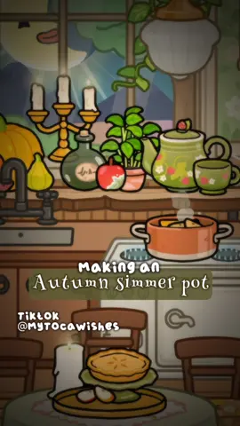 🌜🫖 ✧.* [ASMR] Making a TikTok inspired autumn simmer pot in my new vintage fall cottage!🍂 I can’t wait to make one in real life, I’ve seen so many videos of this trend🙂 And I can’t believe it’s almost September! I’m really enjoying every day closer to Halloween! ✧.* 🍁Hashtags: #tocaboca #tocaworld #fall #asmr #fyp