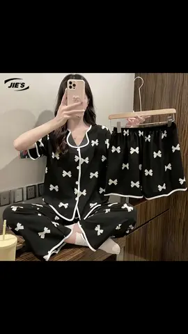 Check out Jie's 2025 New 3 in 1 loungewear cartoon design cotton pajamas terno for woman for ₱159 - ₱178. Get it on Shopee now!  https://s.shopee.ph/4AqASAKr4x