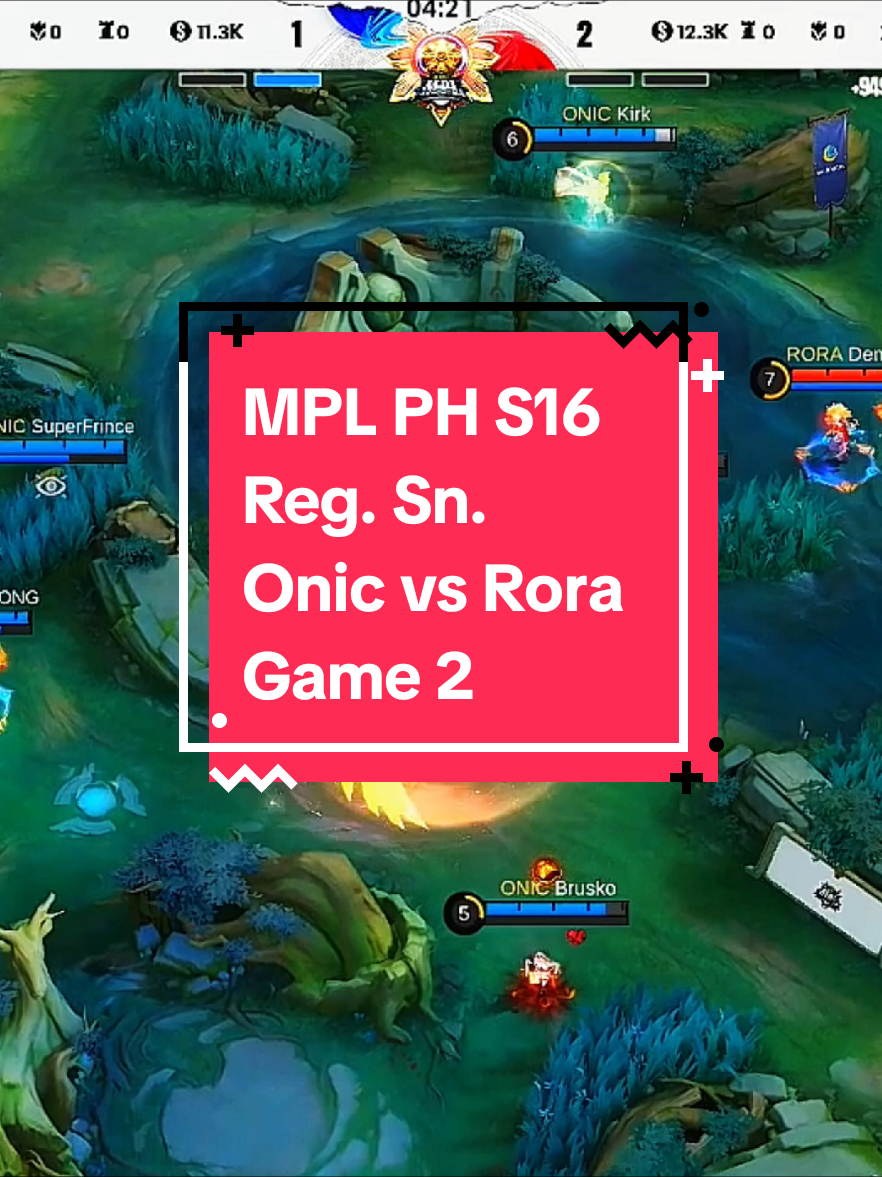 MPL Philippines | Season 16 | Regular Season | Onic vs Aurora Game 2 #mplphilippines #LakasNgPinas  #MLBB #fyp 