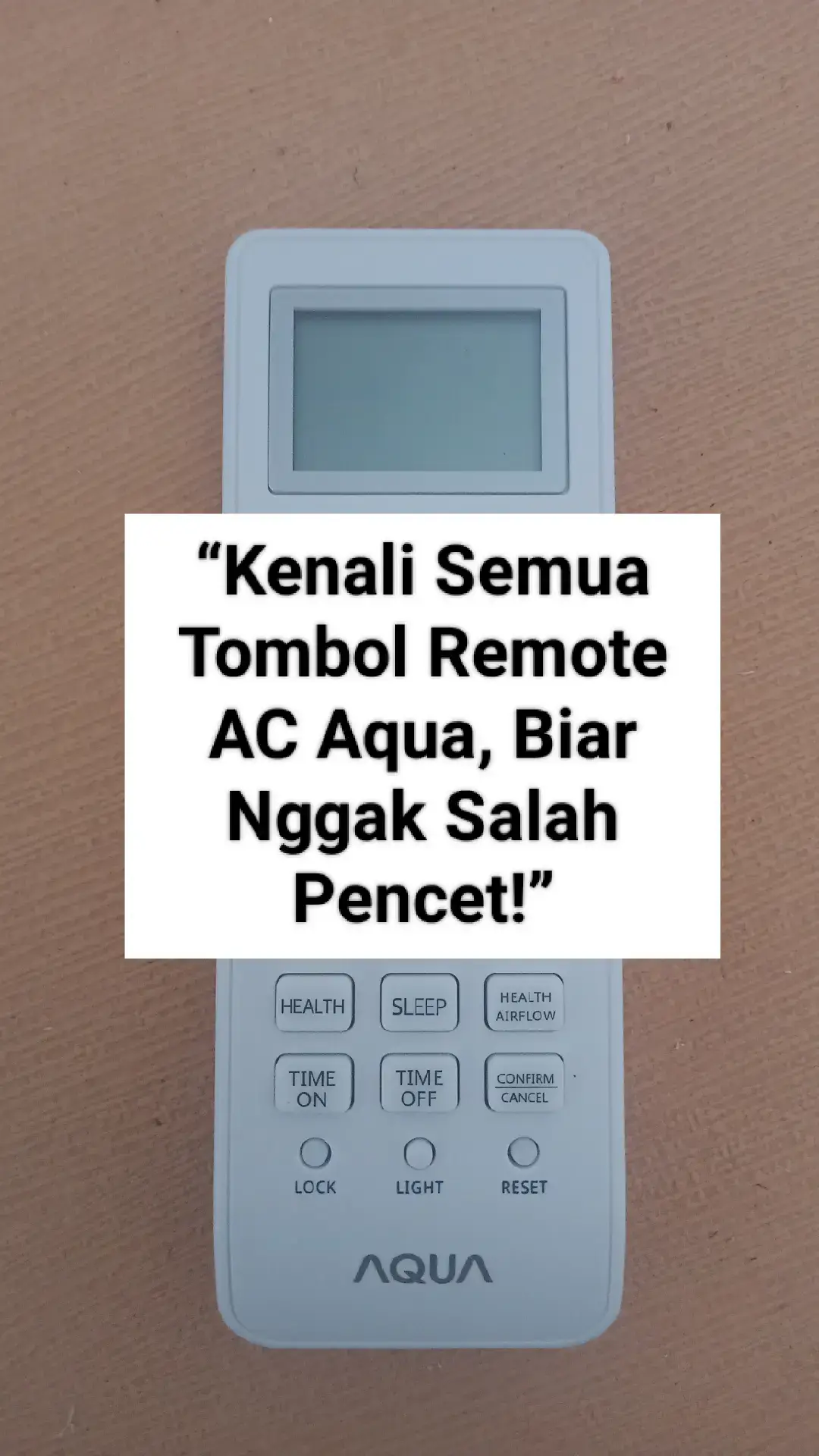 Cara Pintar Pakai Remote AC Aqua: Nyaman Siang Malam”#remoteacaqua 