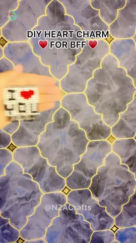 DIY Heart Charm for BFF #💞 #foryou #DIY #nzacrafts 