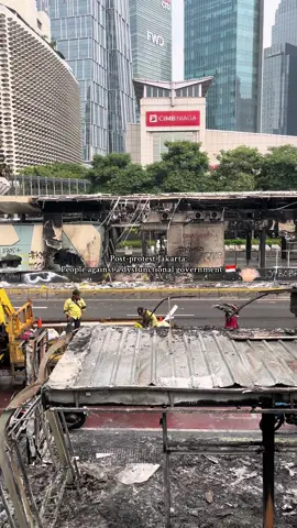 SCBD - Senayan GBK, 30 August 2025. post protest in Jakarta lately #DPR #MPR #jkt #indonesia 