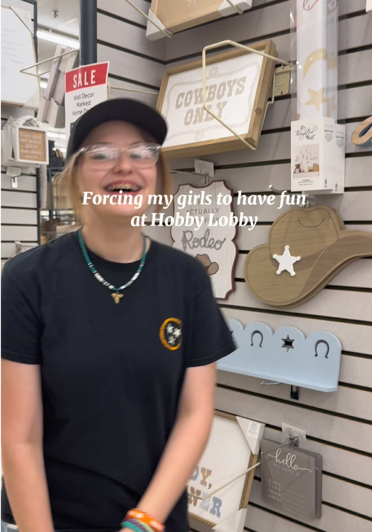 They were definitely not forced 🤣 #hobbylobby #teenagers #easttennessee #fyp 