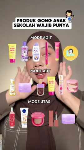 walaupun anak sekolah juga harus kece dong😝🫶 #anaksekolah #makeupproducts #skincareproducts 