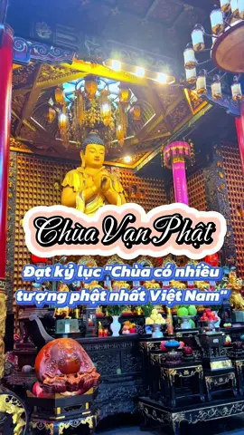 Tham quan ngôi chùa đạt kỷ lục có nhiều tượng phật nhất Việt Nam - Chùa Vạn Phật quận 5 - TP. HCM #foryou #fyp #viral #phatphapnhiemmau #dichua 