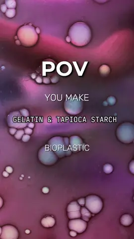 A recipe worth trying! Working with tapioca starch can be a challenge at first but so is everything in life right? #bio #plastic #Recipe #stem #girly 