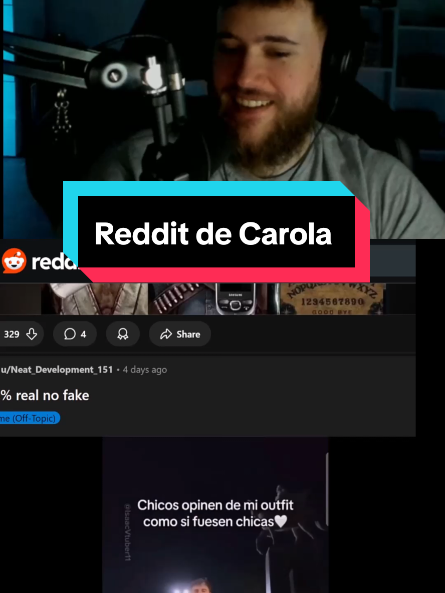 Todo es humor y cachondeo gente ✌️ #carola #pibes #reddit #twitchCarola #viral 