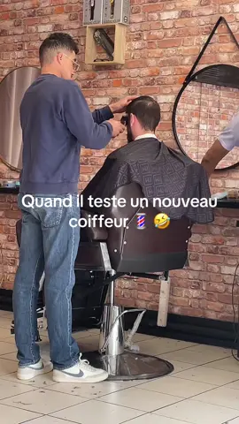 Test d’un nouveau coiffeur 💇🤣 #coiffeur #cheveux #pourtoii 