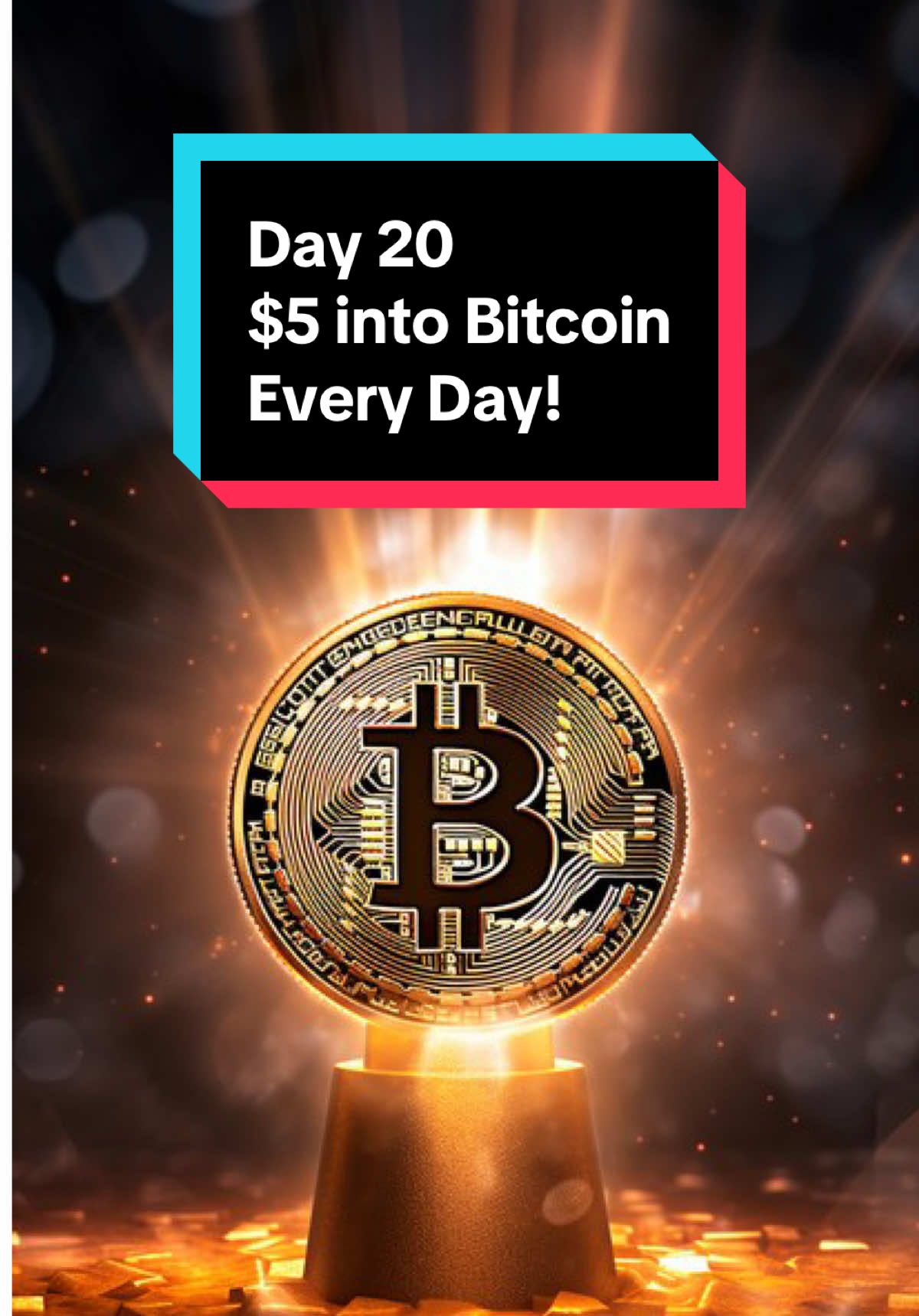 Day 20 of $5 into Bitcoin every day! Follow to join the journey to a million dollars! #millionaire #blowthisup #financialfreedom #foryou #crypto 