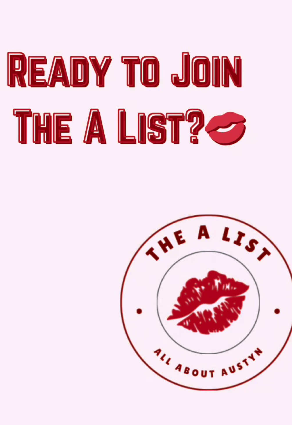 ✨ The A List is more than a magazine✨ It’s a space for fashion, beauty, lifestyle, and all the moments that inspire us. This is just the beginning, and I want YOU to be part of it. Post your own looks, vibes, and inspirations using #TheAListbyAustyn 💋 Let’s make this our place to shine together. #TheAListbyAustyn #MediaWeek #austynryli #comingsoon 