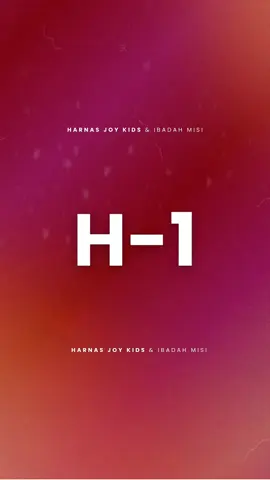 📣 H-1 Besok hari yang kita nantikan! 🎉✨ Mari bergabung dalam Harnas Joy Kids & Ibadah Misi dengan tema indah: From Generation to Generation 🙌🏻 📆: Minggu, 31 Agustus 2025 🕗: 08.00 & 17.00 WIB 💒: GSJA Bukit Sion Immanuel Pastikan hadir bersama keluarga & teman-teman, kita rayakan sukacita bersama! 💖   #gsjabukitsionimanuel #HarnasJoyKids #harnasjoykids25 