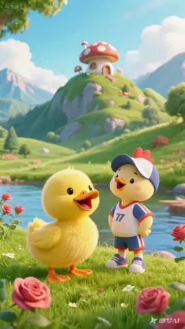 Little ducks #kids #cartoonforkids #tiktokkids #songforkids #kidsoftiktok 
