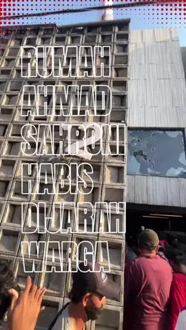 Warga marah dan jarak rumah Ahmad sahroni #harianmetro #fyp 