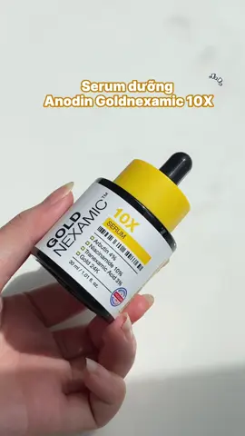 Serum chứa vàng 24K❗️#Anodin10X #GOLDNEXAMIC #goclamdep #skincare 