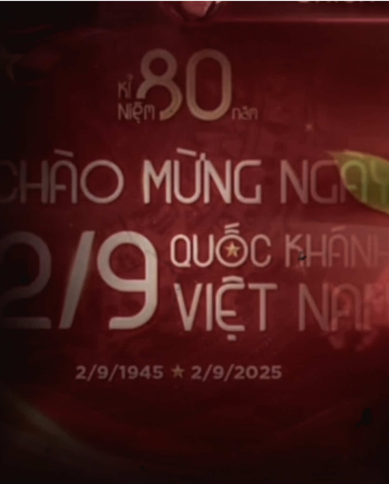 Kĩ niệm 80 năm Chào mừng ngày 2/9 Quốc Khánh Việt Nam #xuhuong #fyp #quockhanh #80namquockhanh #xuhuongtiktok 