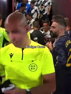 Rudiger funny core 😂😂 #rudiger #fyp #goviral #halamadrid 
