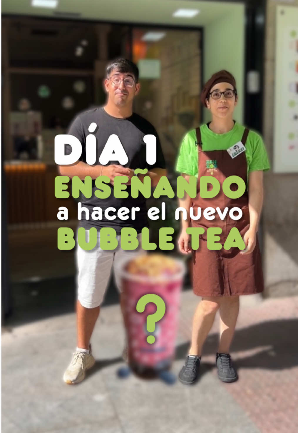 Enseñando al mejor cliente de Zenzoo a hacer un Bubble Tea 😌 #bubbletea #bubbleteaespaña #elmejorbubbletea #bubbleteamadrid #zenzoo 