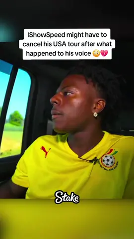 IShowSpeed might have to cancel his USA tour after what happened to his voice 😳💔 #ishowspeed #fyp 