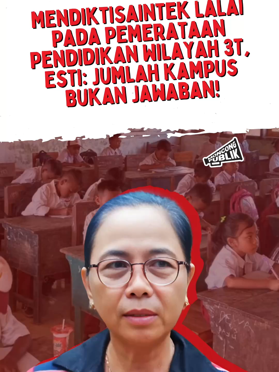 Rendahnya angka partisipasi perguruan tinggi saat ini bukan karena jumlah kampus yang sedikit, tapi karena Mendiktisaintek lalai wujudkan pemerataan pendidikan. Jumlah kampus bukan jawaban kalau aksesnya saja masih timpang.    Hal ini juga ditegaskan oleh MY Esti Wijayati, Wakil Ketua Komisi X DPR RI Fraksi PDI Perjuangan, yang menyoroti bahwa di wilayah 3T masih banyak anak tidak mendapatkan hak pendidikan.    Esti pun mendorong Kemendiktisaintek untuk mengupayakan pembahasan dengan Kemenkeu agar ada alokasi anggaran khusus bagi daerah 3T. Menurutnya, jika Sekolah Unggul Garuda bisa diwujudkan, bukan tidak mungkin kampus afirmasi juga bisa direalisasikan. #moncongpublik #pdiperjuangan #fraksipdiperjuangan #myestiwijayati #pendidikan #mahasiswa #beasiswa #wilayah3t