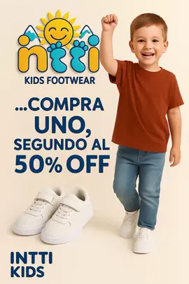 Este fin de semana en Intti Kids: 👟 Llévate el 2do par al 50% 🚚 Envío GRATIS desde 2 pares 🎁 Regalo sorpresa para los más rápidos 🕒 ¡Solo hasta el domingo o hasta agotar stock! 📲 Compra aquí 👉 +593992557445 #FelicidadInfantil #Comodidad #ZapatosParaNiños 