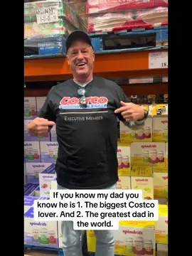 Surprising our dad for his 70th bday at his fav place…Costco!!!! #surprise #costco 