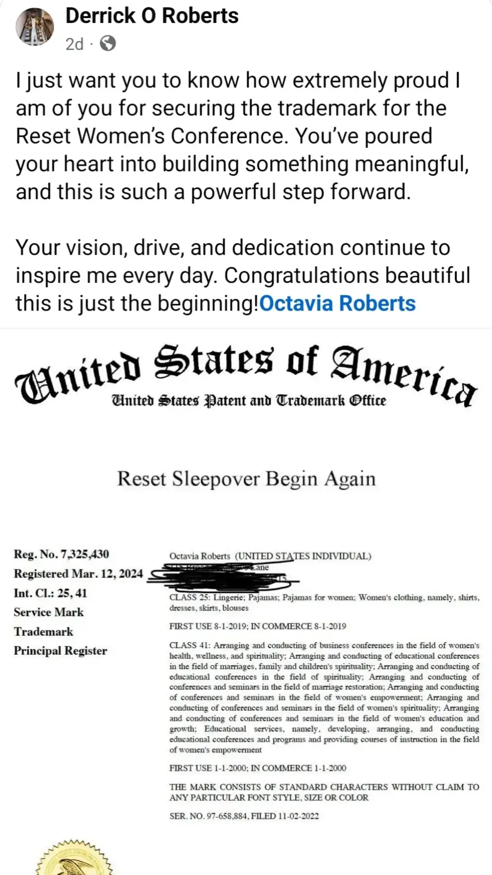 And one thing about my husband..... He is definitely Mr. Make it happen! ____ He has sown into Reset Sleepover in more ways than one and I'm so grateful to have his love and limitless support! I couldn't have done it without you Bae! I'm so grateful for you! @talkingscent  #pastortaye #resetsleepover #trademark 